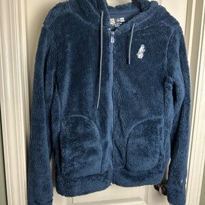 New Era Cooperstown Collection Vintage Chicago Cubs logo Sherpa Hoodie. Sz Small